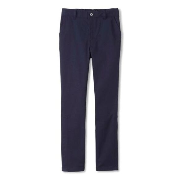 French Toast Girls' Adaptive Straight Leg Stretch Twill Pant 10 - Picture 1 of 7